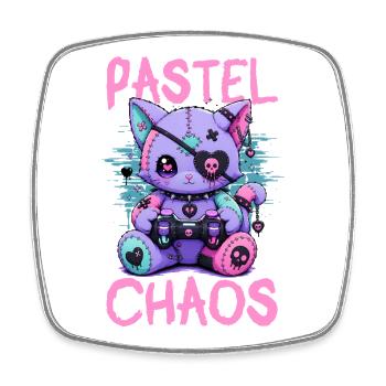 Pastel Goth Soft Goth Gaming Gamer - Square fridge magnet - white - Front