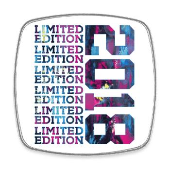COOL 8 ANS ÉDITION LIMITÉE 8E ANNIVERSAIRE 2018 - Magnet carré - blanc - Devant