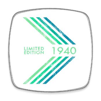 1940 Limited Edition Geburtstag Herren Damen Sport - Viereckiger Kühlschrankmagnet - Weiß - Vorne