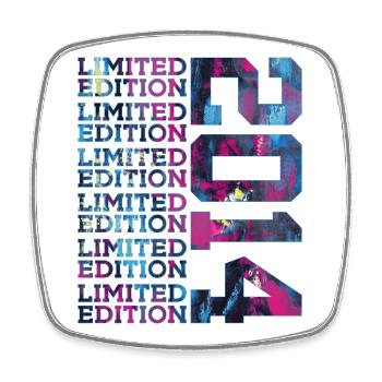 COOL 12 ANS, ÉDITION LIMITÉE 2014 12E ANNIVERSAIRE - Magnet carré - blanc - Devant