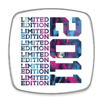 COOL 15 JAHRE LIMITED EDITION 2011 15. GEBURTSTAG - Viereckiger Kühlschrankmagnet - Weiß - Vorne