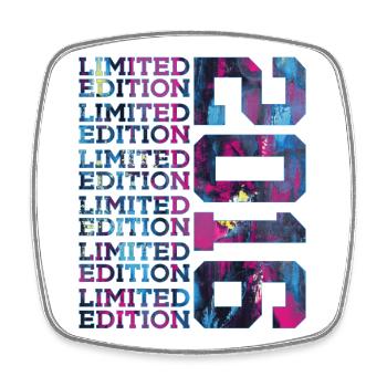 COOL 10 ANS ÉDITION LIMITÉE 2016 10E ANNIVERSAIRE - Magnet carré - blanc - Devant