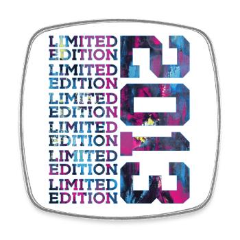 COOL 13 JAHRE LIMITED EDITION 2013 13. GEBURTSTAG - Viereckiger Kühlschrankmagnet - Weiß - Vorne