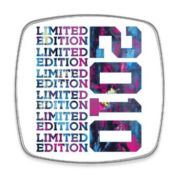 COOL 16 ANS ÉDITION LIMITÉE 2010 16E ANNIVERSAIRE - Magnet carré - blanc - Devant