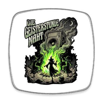 Halloween Hexen Party - Viereckiger Kühlschrankmagnet - Weiß - Vorne
