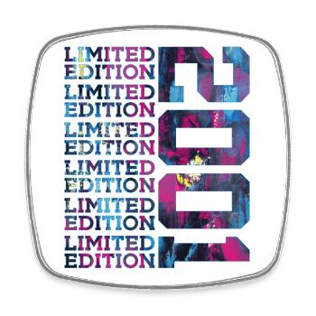 COOL 25 ANS ÉDITION LIMITÉE 2001 25E ANNIVERSAIRE - Magnet carré - blanc - Devant