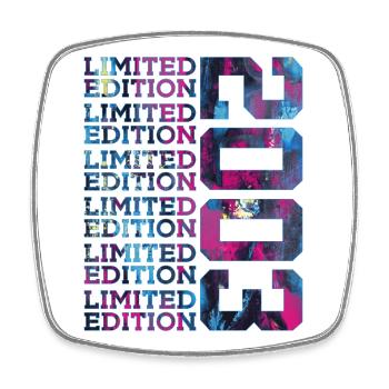 COOL 23 ANS ÉDITION LIMITÉE 2003 23E ANNIVERSAIRE - Magnet carré - blanc - Devant