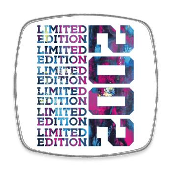 COOL 24 ANS ÉDITION LIMITÉE 2002 24E ANNIVERSAIRE - Magnet carré - blanc - Devant