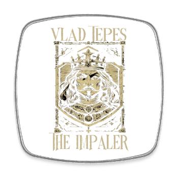 L’Empaleur de Vlad Tepe - Magnet carré - blanc - Devant