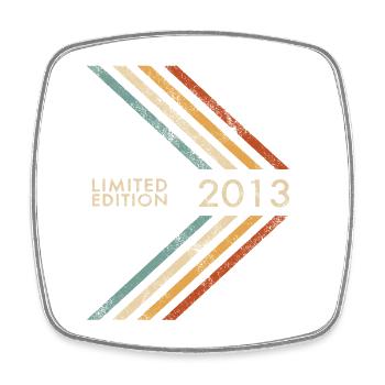 2013 Limited Edition Geburtstag Mädchen und Jungen - Viereckiger Kühlschrankmagnet - Weiß - Vorne