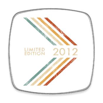 2012 Limited Edition Geburtstag Mädchen und Jungen - Viereckiger Kühlschrankmagnet - Weiß - Vorne