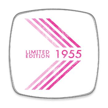 1955 Limited Edition Geburtstag Frauen Damen - Viereckiger Kühlschrankmagnet - Weiß - Vorne