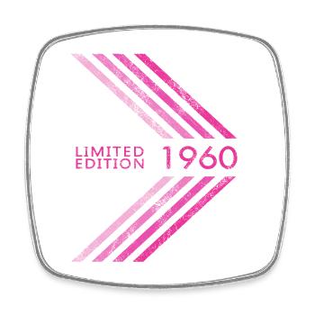 1960 Limited Edition Geburtstag Frauen Damen - Viereckiger Kühlschrankmagnet - Weiß - Vorne