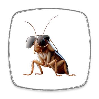 cockroach cockroach insects cockroach cockroaches - Square fridge magnet - white - Front