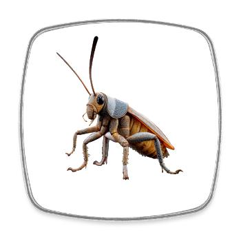 cockroach cockroach insects cockroach cockroaches - Square fridge magnet - white - Front