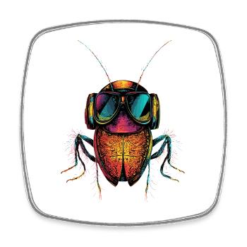 cockroach cockroach insects cockroach cockroaches - Square fridge magnet - white - Front