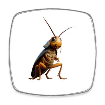 cafards insectes cafards cafards cafards - Magnet carré - blanc - Devant