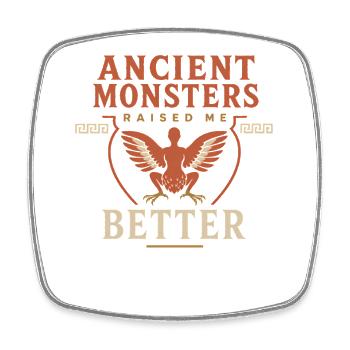 Harpyie Griechische Mythologie Fantasy Monster - Viereckiger Kühlschrankmagnet - Weiß - Vorne