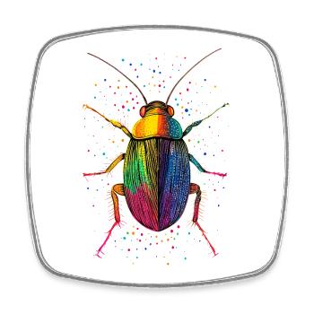 cockroach cockroach insects cockroach cockroaches - Square fridge magnet - white - Front