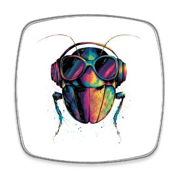 cafards insectes cafards cafards cafards - Magnet carré - blanc - Devant
