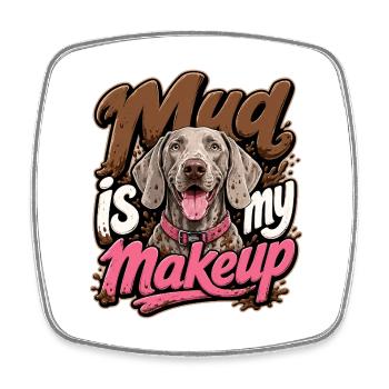 Weimaraner - Square fridge magnet - white - Front