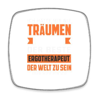 Bester Ergotherapeut - Viereckiger Kühlschrankmagnet - Weiß - Vorne