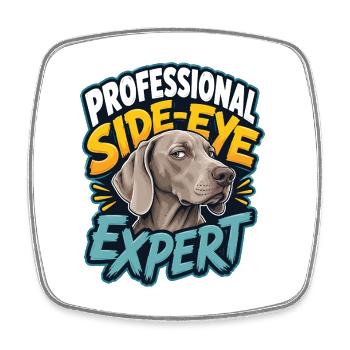 Weimaraner - Square fridge magnet - white - Front