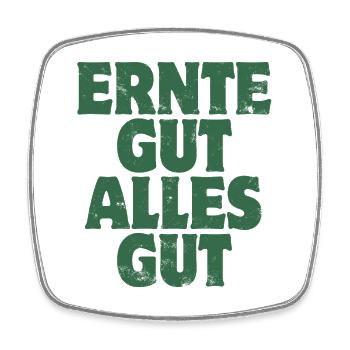 Ernte gut, alles gut | Erntedank | Landwirtschaft - Viereckiger Kühlschrankmagnet - Weiß - Vorne