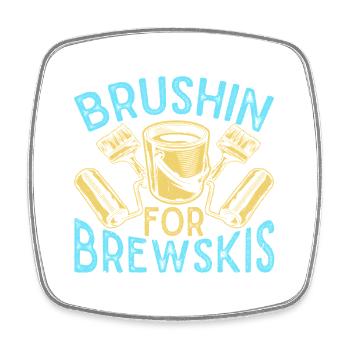 House Painter Dad Unique Gifts - Square fridge magnet - white - Front