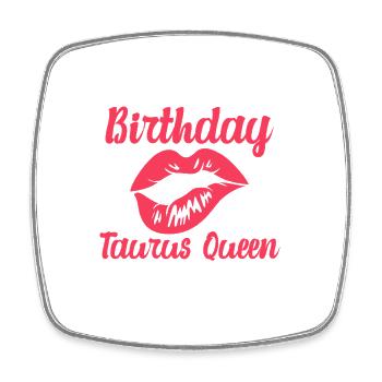 Zodiac sign Taurus - Square fridge magnet - white - Front