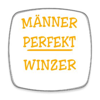 Winzer Sprüche - Viereckiger Kühlschrankmagnet - Weiß - Vorne