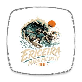Ericeira Surf - Magnet carré - blanc - Devant