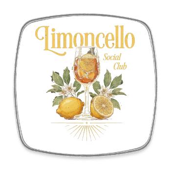 Limoncello Social Club - Magnet carré - blanc - Devant