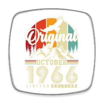 Original octobre 1966 – 60e anniversaire Millésime - Magnet carré - blanc - Devant