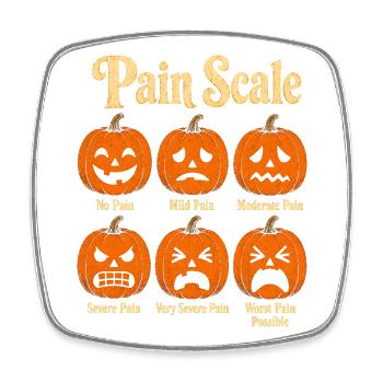 Infirmière Infirmière Halloween - Magnet carré - blanc - Devant