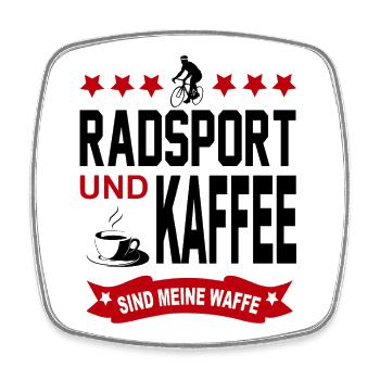 Radsport Radsportler Training Verein Sport - Viereckiger Kühlschrankmagnet - Weiß - Vorne