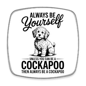 Cockapoo Spruch Hunde Lustiges Cockapoo Geschenk - Viereckiger Kühlschrankmagnet - Weiß - Vorne