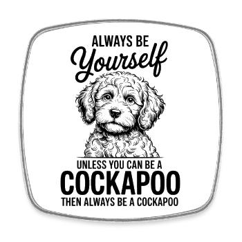 Cockapoo Spruch Hunde Lustiges Cockapoo Geschenk - Viereckiger Kühlschrankmagnet - Weiß - Vorne