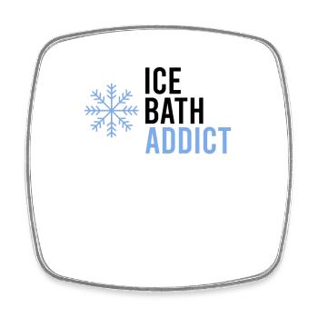 Bain de glace Sain Froid Natation Froid - Magnet carré - blanc - Devant