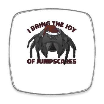 Tarantula Pet Arachnid - Square fridge magnet - white - Front