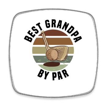 Golf Golfing Cart Balls Sport - Square fridge magnet - white - Front