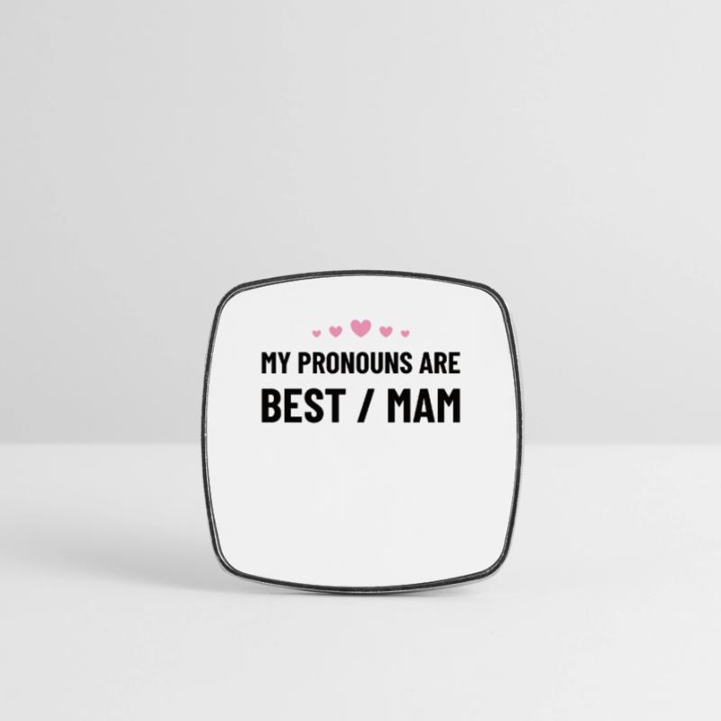 Beste Mutter, Mutter, Muttertag, Mama Geschenkidee Viereckiger Kühlschrankmagnet