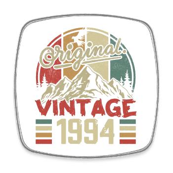 Vintage 1994 Retro Cadeau Anniversaire Né En 1994 - Magnet carré - blanc - Devant