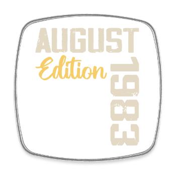 Anniversary August 1983 - Limited Edition August 1983 - Square fridge magnet - white - Front