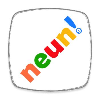 NEUN 9 JAHRE 9. GEBURTSTAG - Viereckiger Kühlschrankmagnet - Weiß - Vorne