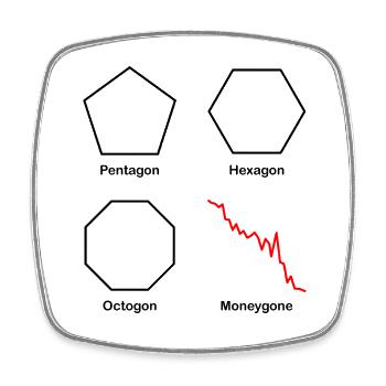 Geld, Aktien, Börse, trading, Finanzen, Investor - Viereckiger Kühlschrankmagnet - Weiß - Vorne