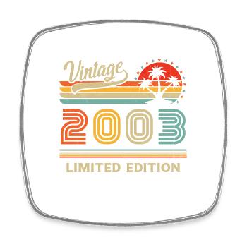 Vintage 2003 Édition Limitée - Magnet carré - blanc - Devant