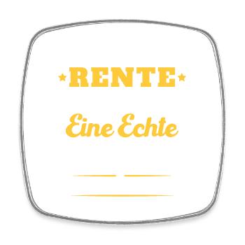 Humor Geschenk Rentner 2025, Rentner Im Jahr 2025 - Viereckiger Kühlschrankmagnet - Weiß - Vorne