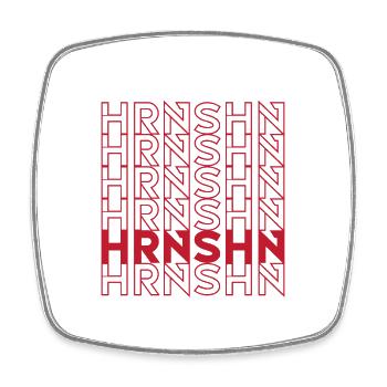 HRNSHN sarcasm sayings funny funny - Square fridge magnet - white - Front
