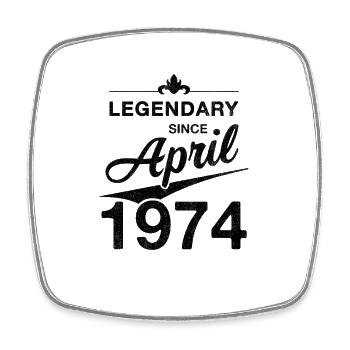 50e anniversaire légendaire avril 1974 Volume 74 - Magnet carré - blanc - Devant